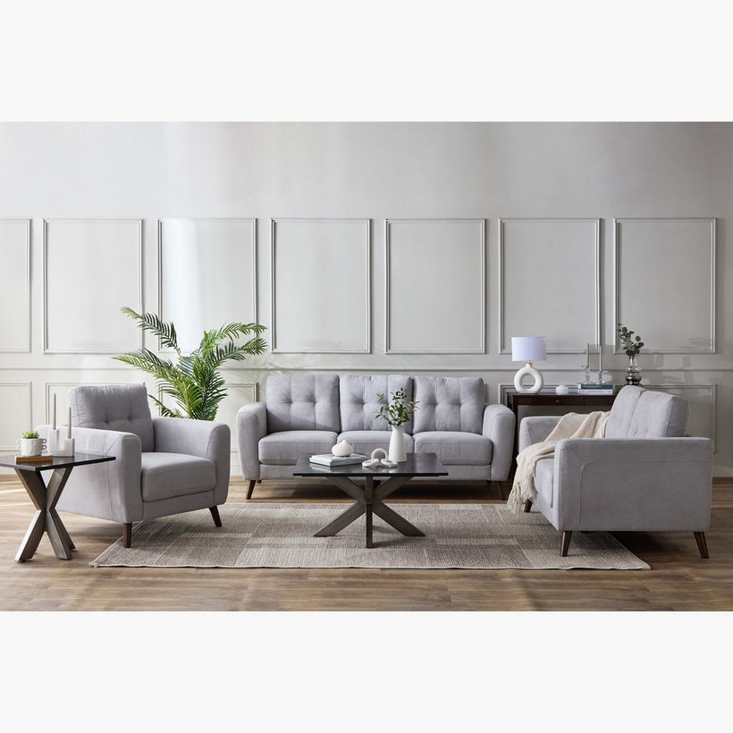Dover 3-Seater Fabric Sofa - Image 9