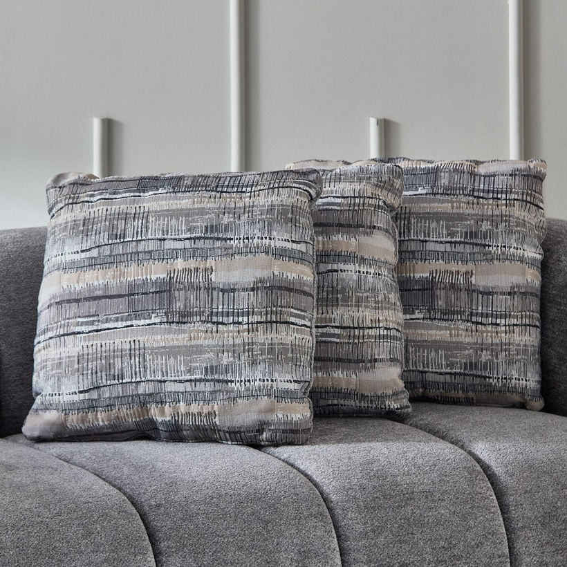 Cloud 3-Seater Fabric Sofa with 3 Cushions - Image 7