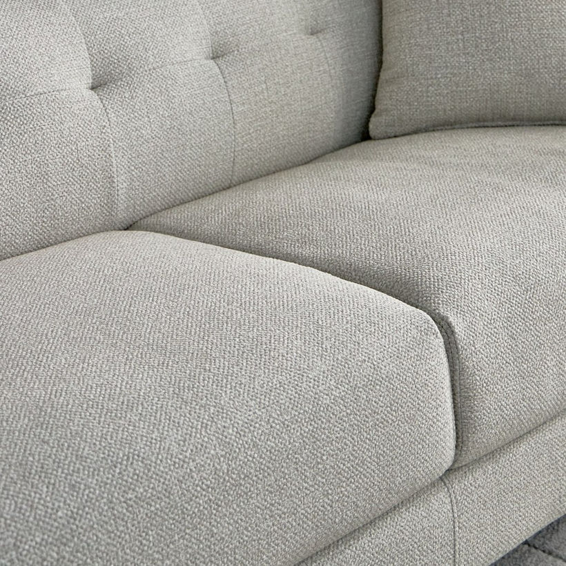 Glisten 2- Seater Fabric Sofa with 2 Cushions - Image 8