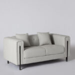 Glisten 2- Seater Fabric Sofa with 2 Cushions