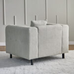 Glisten Armchair Fabric Sofa with 1 Cushion