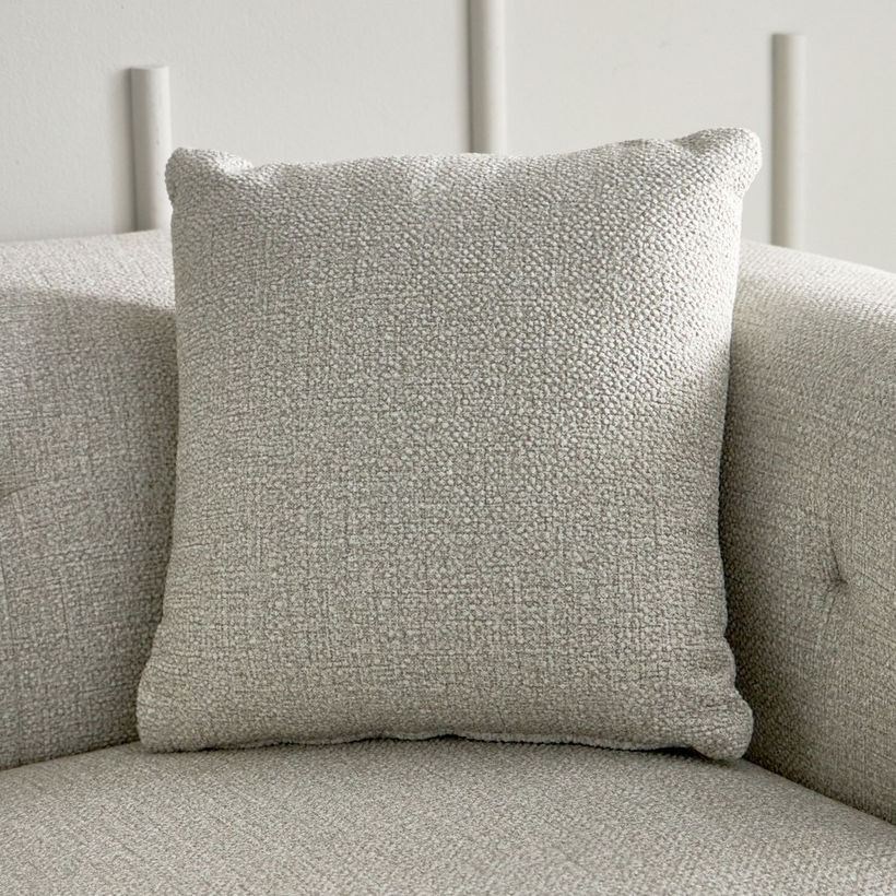 Glisten Armchair Fabric Sofa with 1 Cushion - Image 7