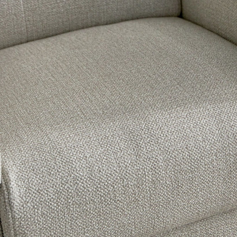 Glisten Armchair Fabric Sofa with 1 Cushion - Image 11