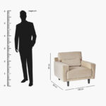 Modway Fabric Armchair Sofa