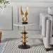 Cavon Helix Genuine Marble Top End Table - Image 9