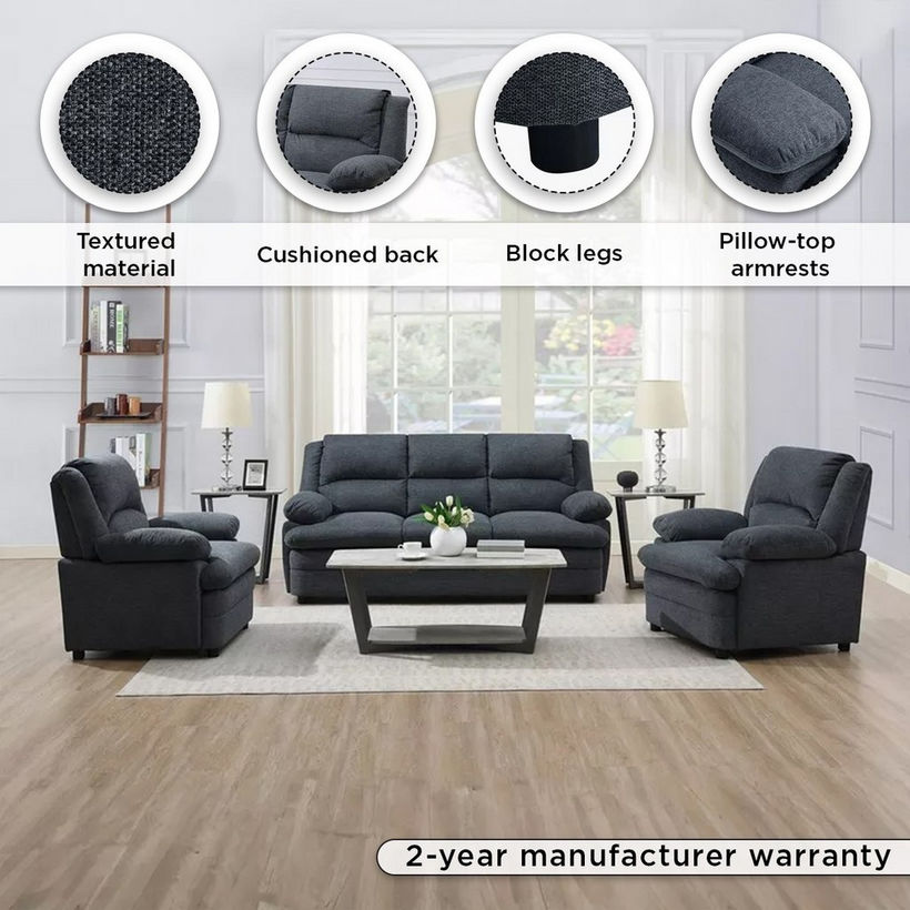 Bali Lamo 2-Seater Fabric Sofa - Image 10