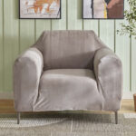 Veloura Velveteen 1-Seater Sofa Cover