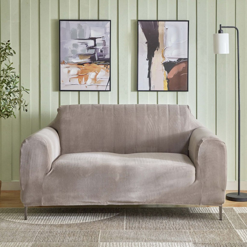 Veloura Velveteen 2-Seater Sofa Cover - 135-175 cm - Image 3