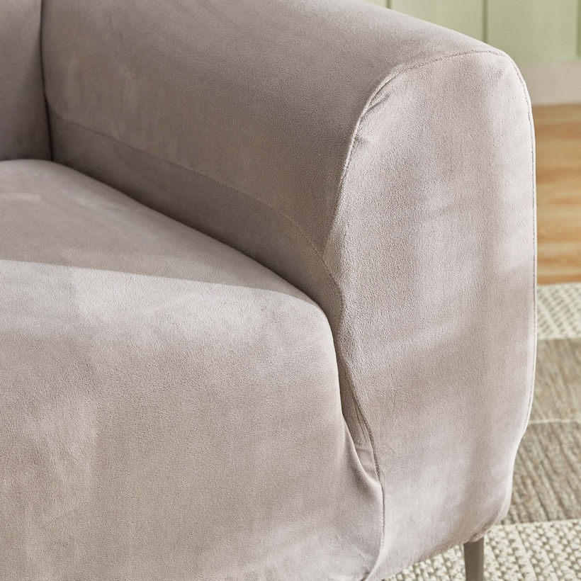Veloura Velveteen 2-Seater Sofa Cover - 135-175 cm - Image 5