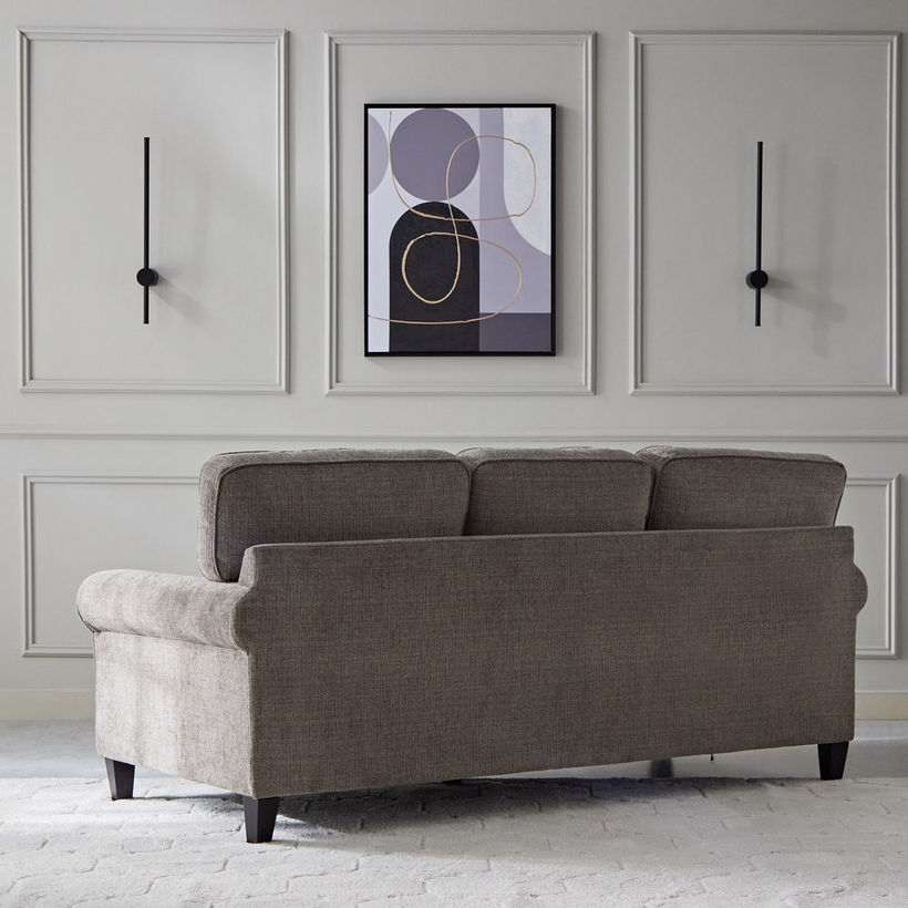 Angelic Oakwood 3-Seater Sofa with 2 Cushions - Image 5