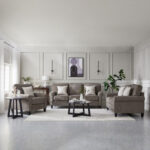 Angelic Oakwood 3-Seater Sofa with 2 Cushions