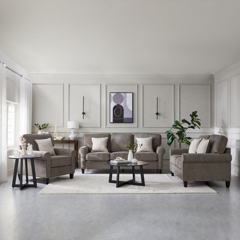 Angelic Oakwood 1-Seater Sofa with Cushion - Image 9