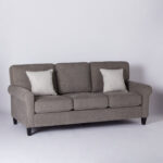Angelic Oakwood 3-Seater Sofa with 2 Cushions