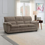 Leonardo 3-Seater Fabric Sofa