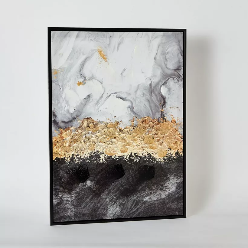 Serena Hand-Painted Framed Wall Art - 52.5x2.8x72.5 cm - Image 2