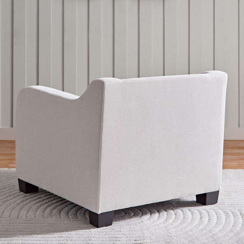 Nelson Fabric Armchair Sofa with 2 Cushions - Image 4