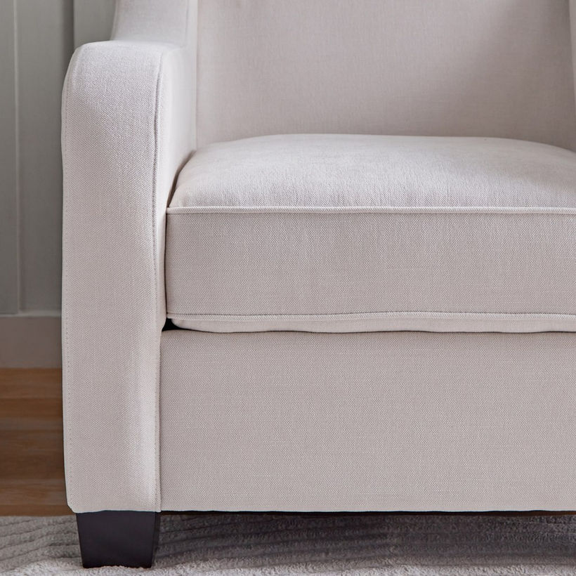 Nelson Fabric Armchair Sofa with 2 Cushions - Image 8