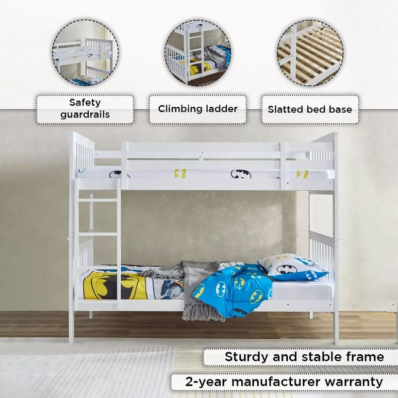 Hampton Single Bunk Bed - 90x200 cm - Image 5
