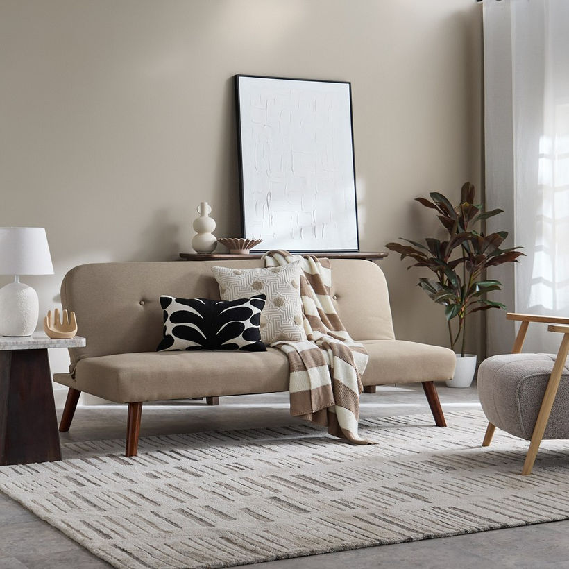 Simon 3-Seater Fabric Sofa Bed - Image 3