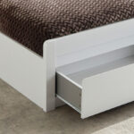 Movo Kulltorp Boomer King Bed with 2 Front Drawer Storage - 180x200 cm