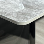 Titanium Sintered Stone Top 6-Seater Dining Table Set