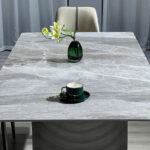 Titanium Sintered Stone Top 6-Seater Dining Table Set