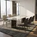 Titanium Sintered Stone Top 6-Seater Dining Table Set - Image 18
