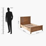 Java Twin Bed - 120x200 cm
