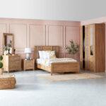 Java 3-Door Wardrobe with 3 Drawers and Mirror