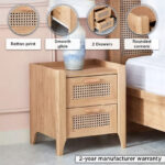 Java 2-Drawer Young Nightstand