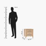 Java 2-Drawer Young Nightstand