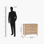 Java 3-Drawer Young Dresser without Mirror