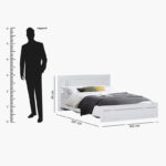 Movo Cornell Queen Bed - 150x200 cm