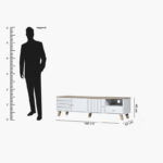 Elsa 1.6 Metre TV Unit for TVs up to 70 inches