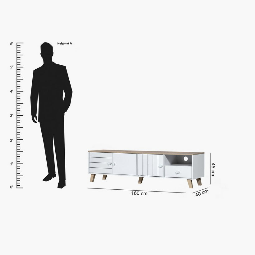 Elsa 1.6 Metre TV Unit for TVs up to 70 inches - Image 2