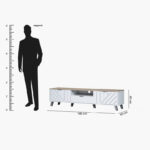 Kulltorp Nexa 1.8 Metre TV Unit for TVs up to 75 inches