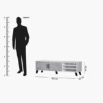Patara Gao 1.6 Metre TV Unit for TVs up to 70 inches