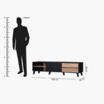 Ida 1.8 Metre TV Unit for TVs up to 75 inches