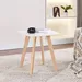 Toto End Table with Solid Wood Legs - Image 9