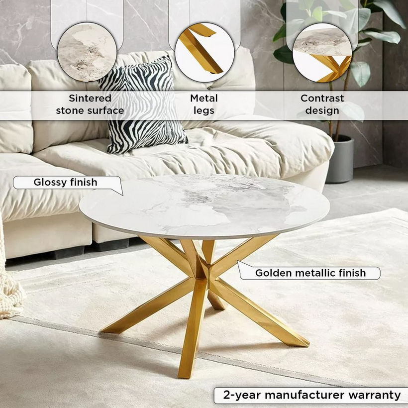 Welwick Sintered Stone Coffee Table - Image 6
