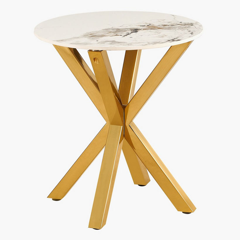 Welwick Sintered Stone Top End Table - Image 4