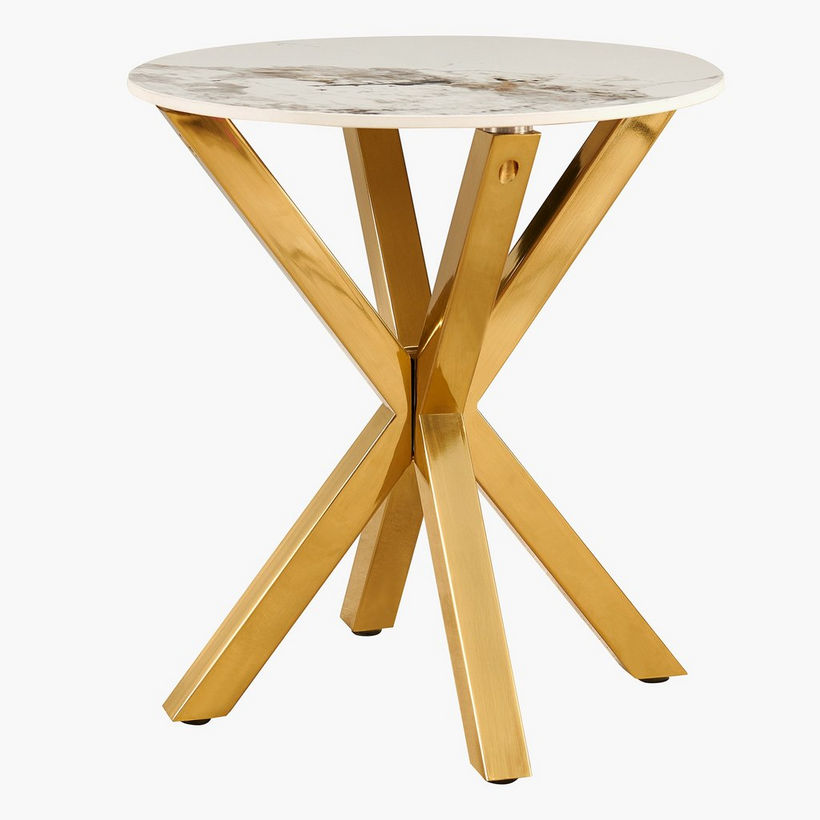 Welwick Sintered Stone Top End Table - Image 5