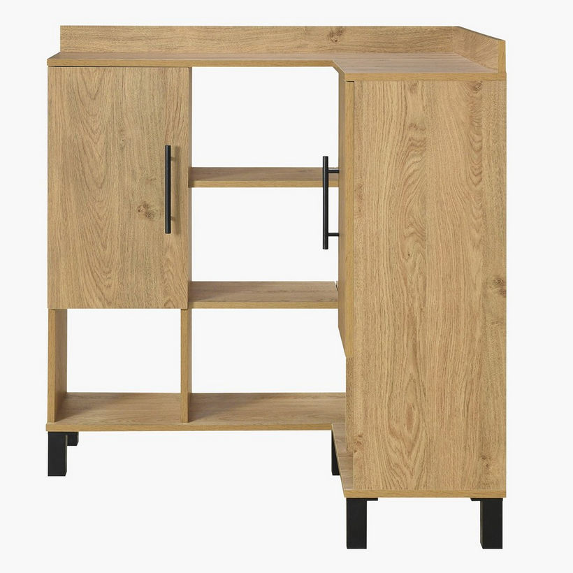 Urban Edmond Corner Coffee Bar Cabinet - Image 3