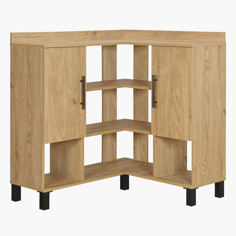 Urban Edmond Corner Coffee Bar Cabinet - Image 4