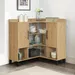 Urban Edmond Corner Coffee Bar Cabinet - Image 10