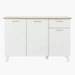 Alford Tile Top 3Door+1Drawer Sideboard/Kitchen Cabinet