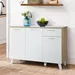 Alford Tile Top 3Door+1Drawer Sideboard/Kitchen Cabinet - Image 11
