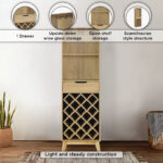 Nordic Tall Bar Cabinet