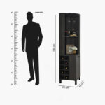 Urban Corner Tall Bar Cabinet