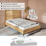 SleepEase iOrthopedic Medical Extra Firm Rebonded Foam Queen Mattress - 160x200x15 cm